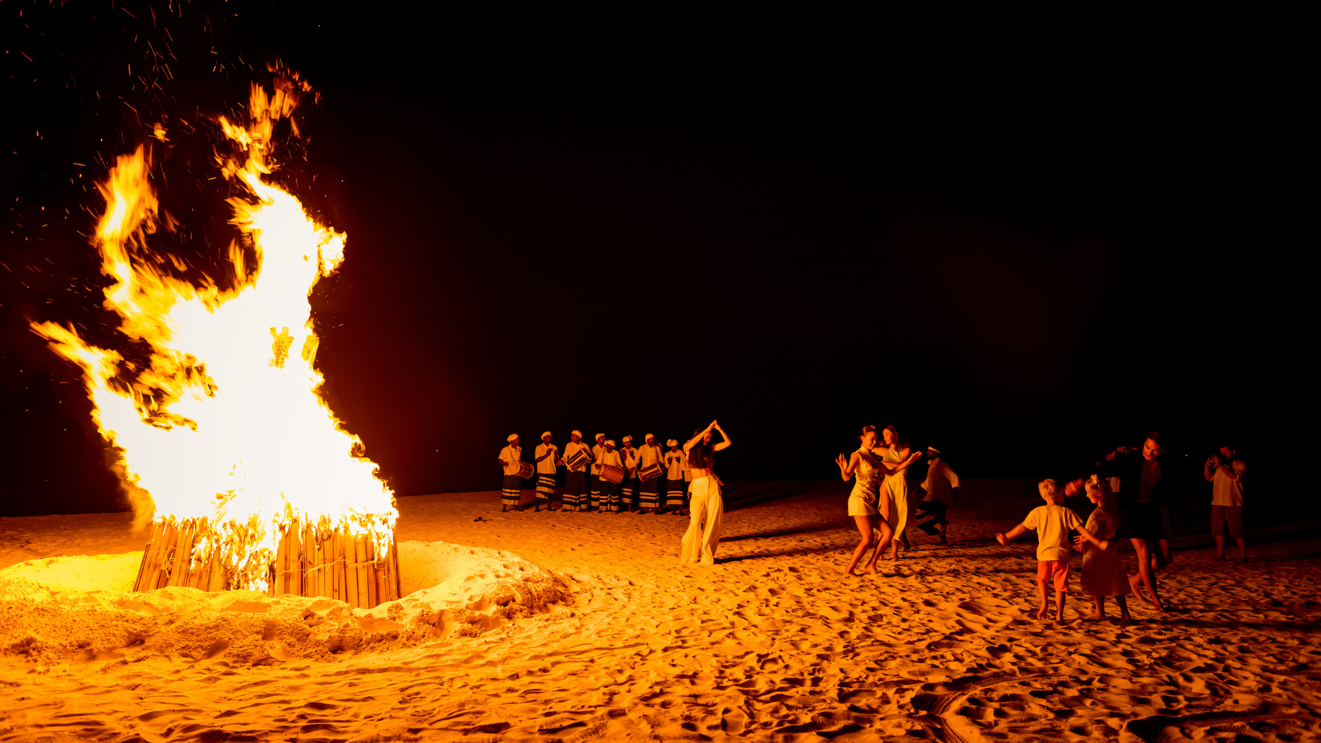 Family Celebration by Bodu Beru Bonfire